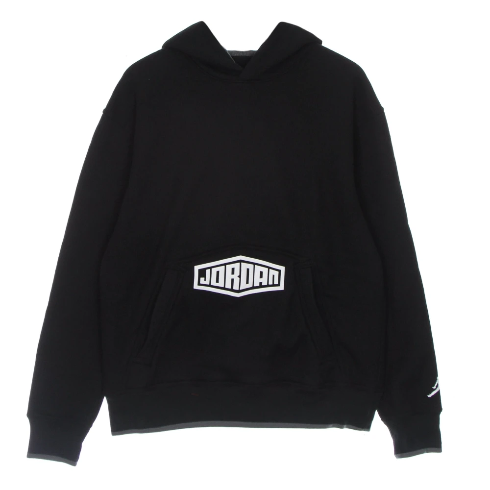 Jordan Black Long Sleeve Training Tops, Male, L, Sport Dna Pullover Hoodie