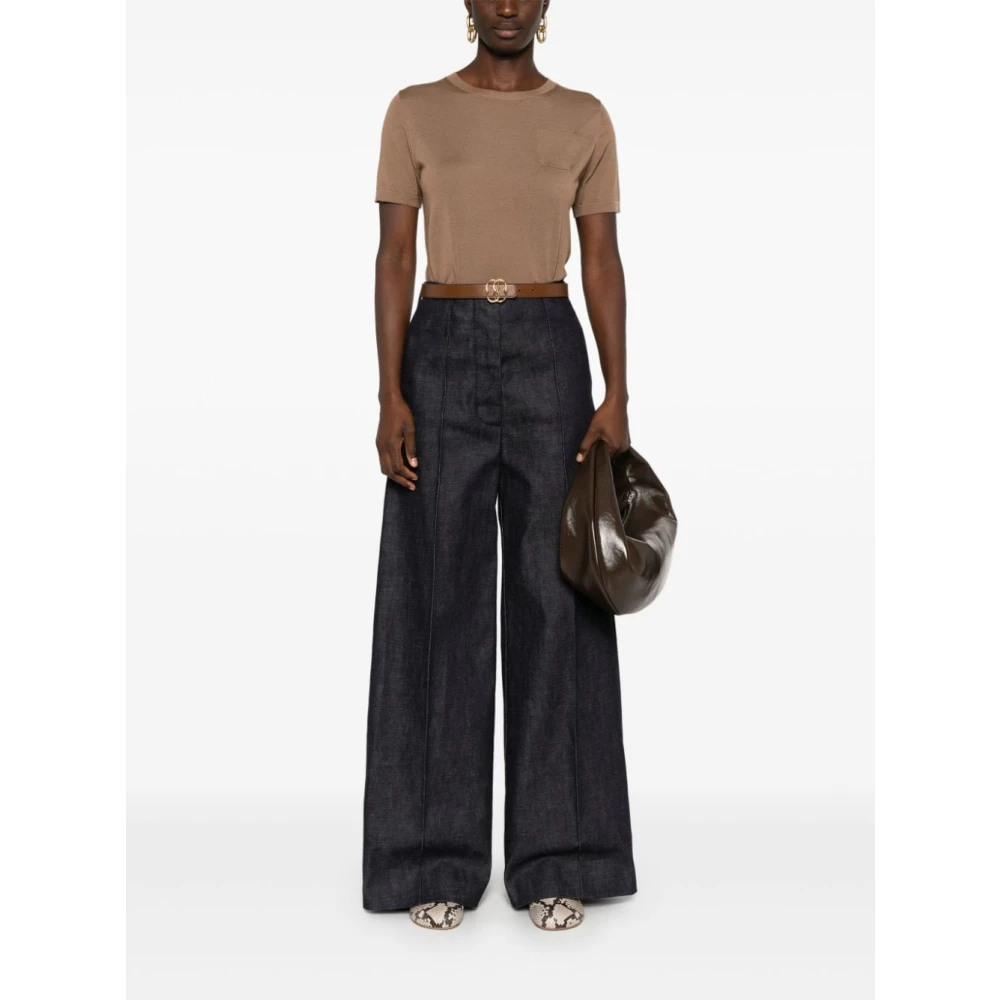 Max Mara Gebreide trui Egidio 004 Brown Dames