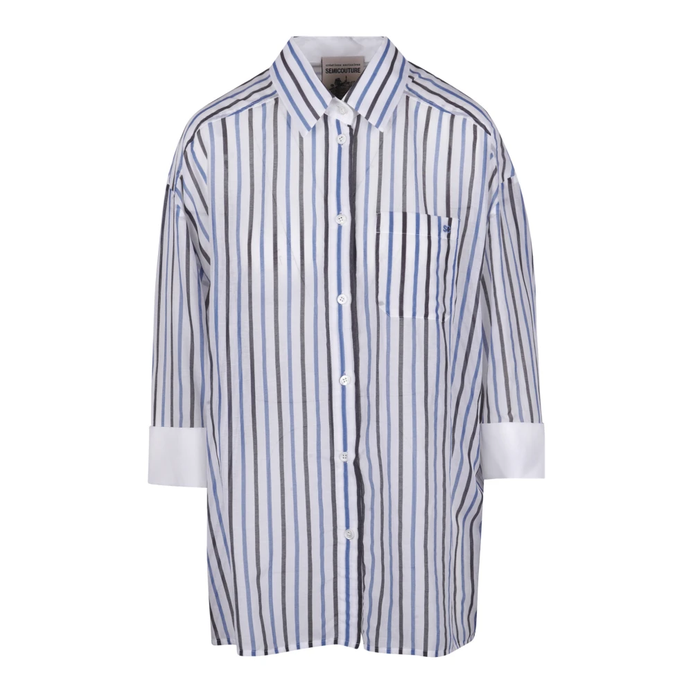 Semicouture Multicolor Shirts, Female, Xs, Gracia Striped Shirt
