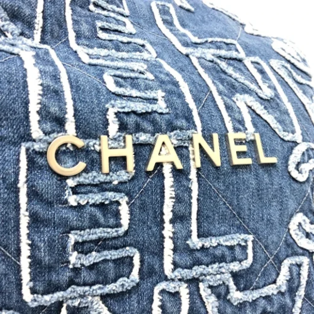 Chanel Vintage Pre-owned Denim chanel-bags Blue Dames