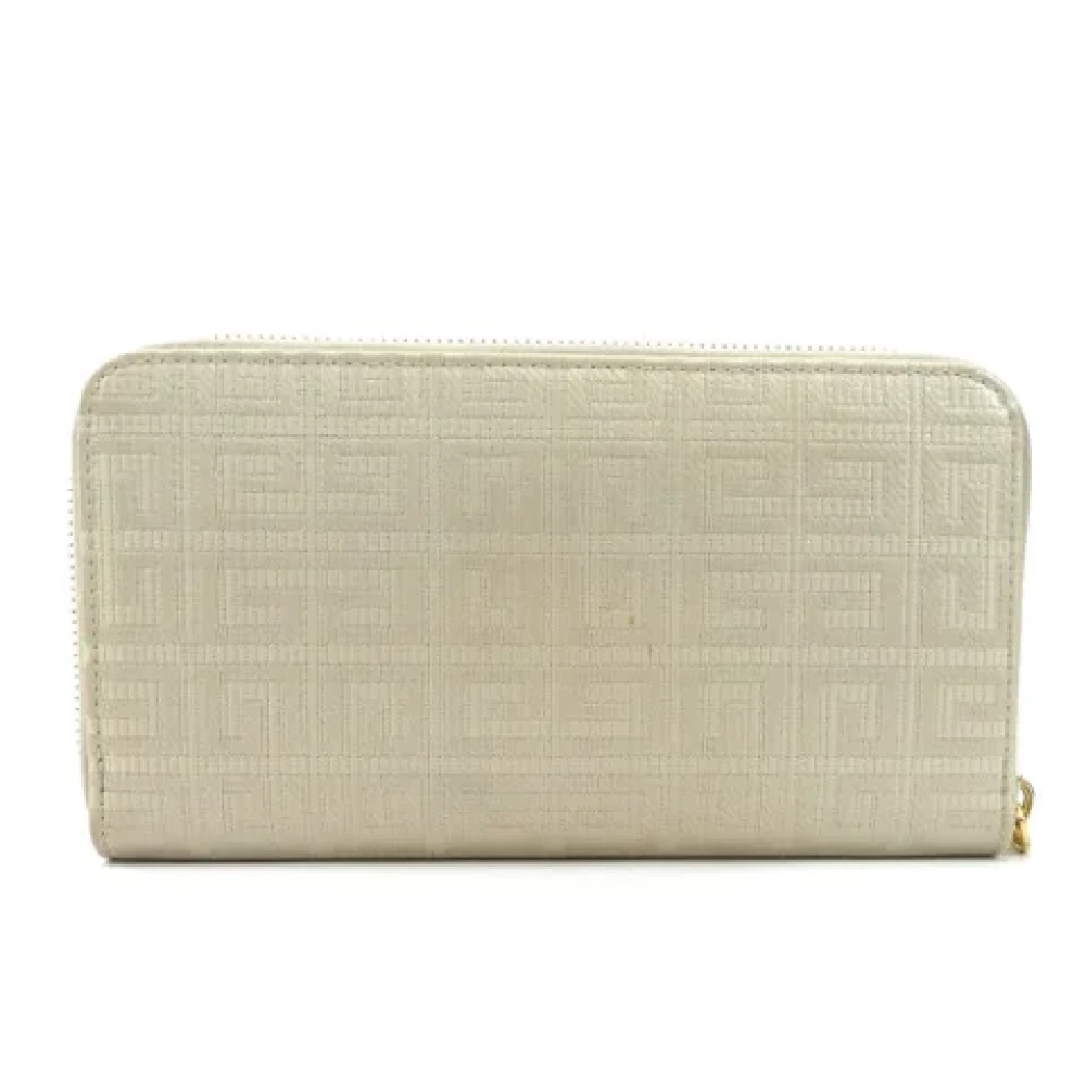 Givenchy Pre-owned Canvas wallets Beige Dames