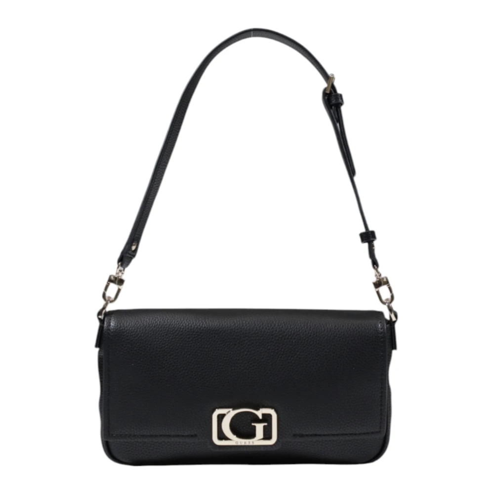 Guess Middelgrote Dames Tas Collectie in Polyurethaan Black Dames