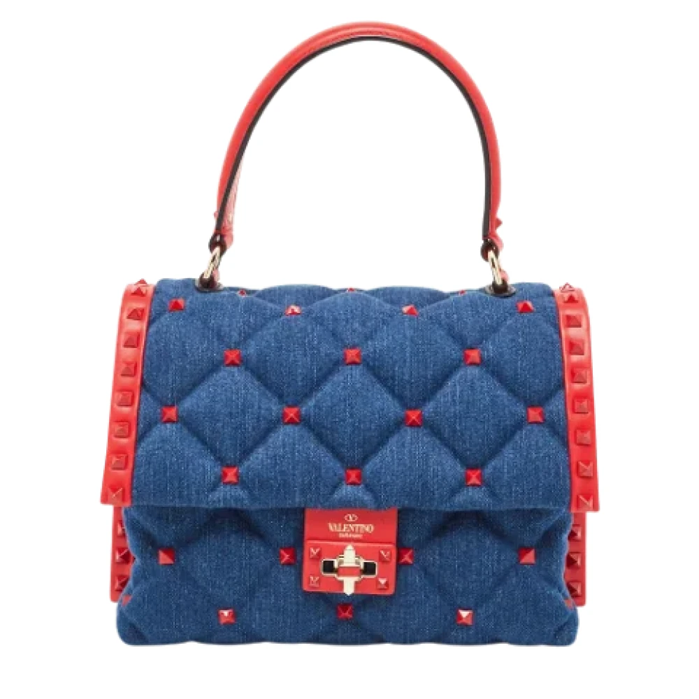 Valentino Vintage Pre-owned Denim handbags Blue Dames
