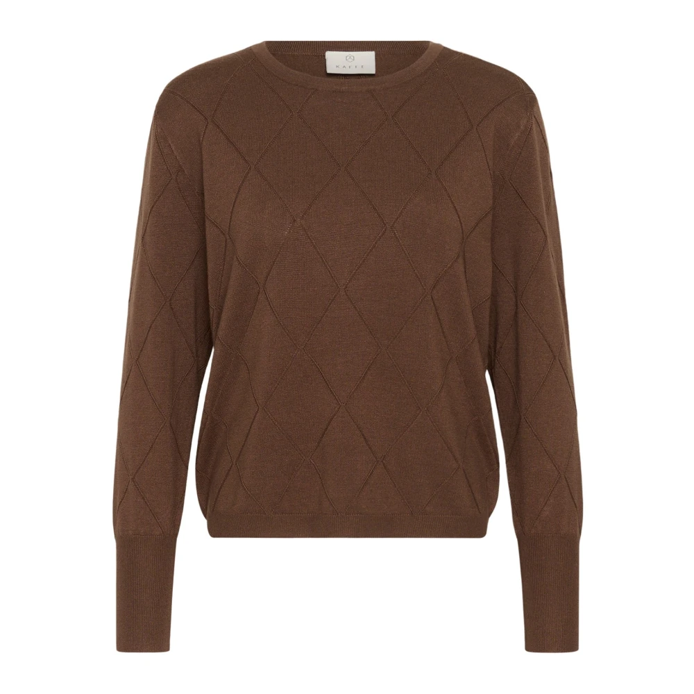 Maglione Kaffe 10512268-191116 Donna Marrone Extra Piccolo - Immagine 3