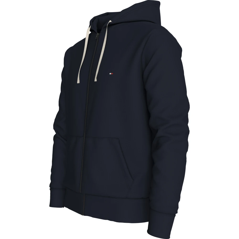 Tommy Hilfiger Blauwe Zip Hoodie Sweater Blue Heren