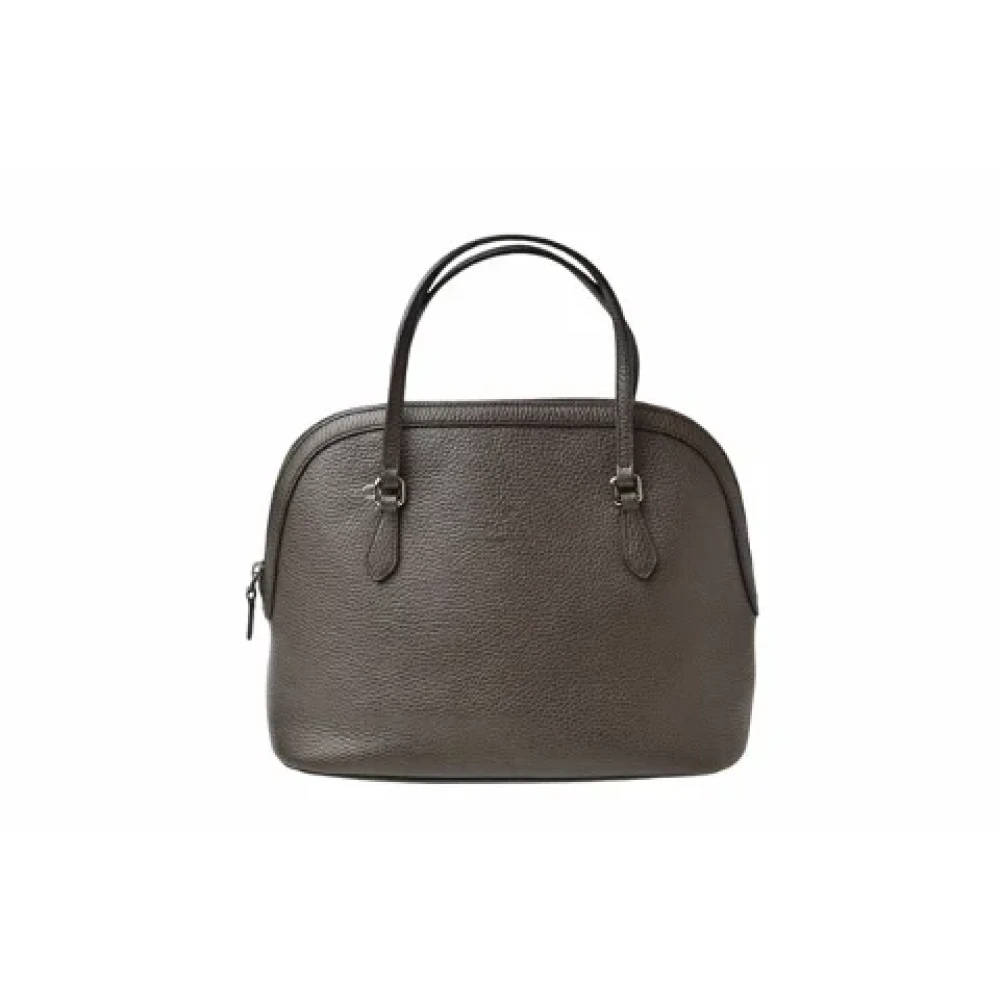 Gucci Vintage Pre-owned Leather handbags Brown Dames