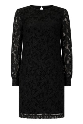 chinese dress ladies Max Mara Studio Abano Black Floral Lace Dress