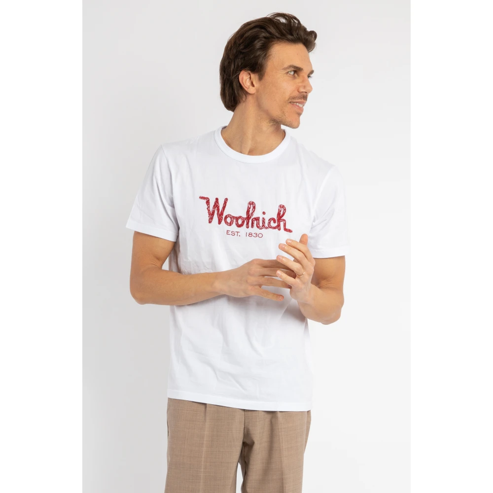 Woolrich T-Shirts White Heren