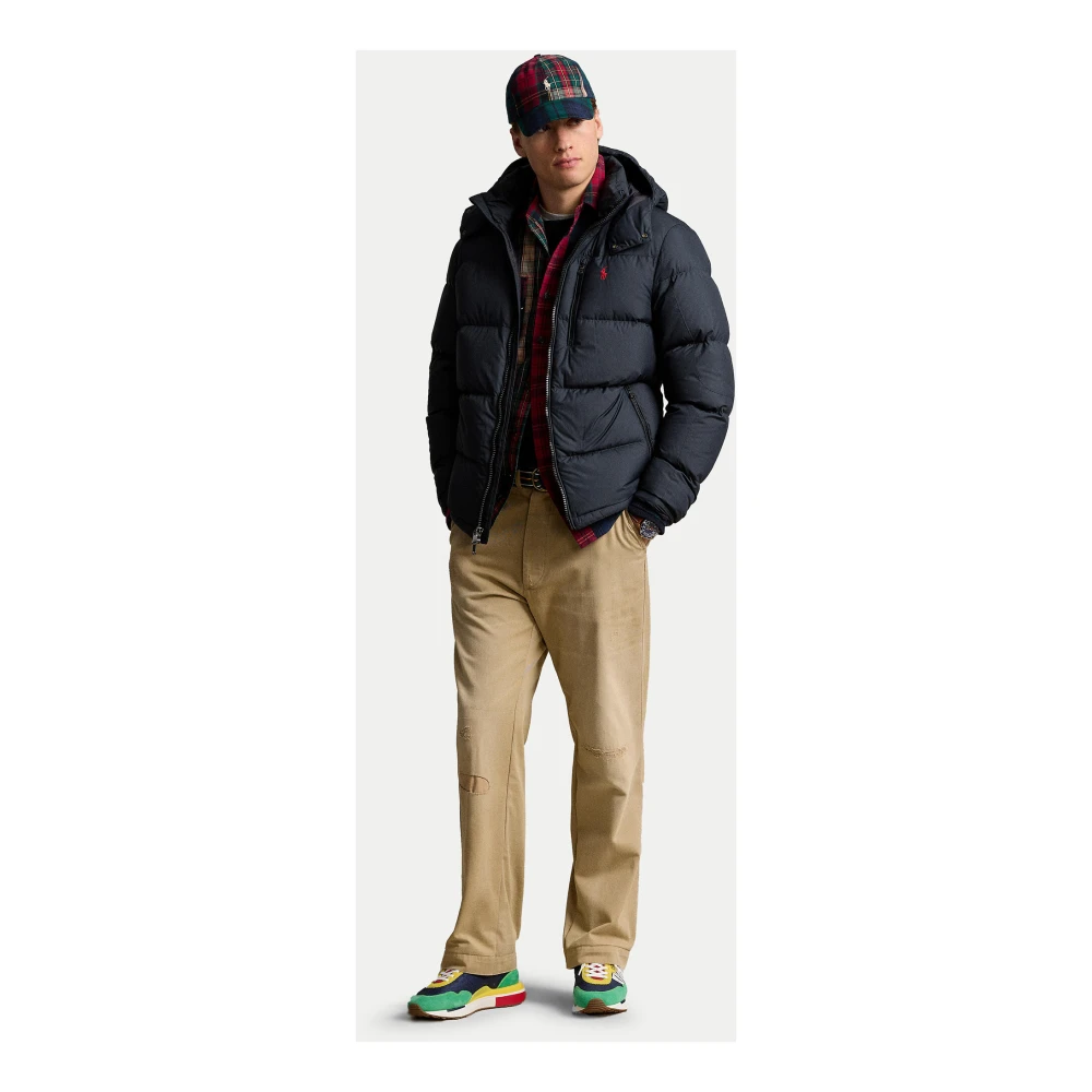 Polo Ralph Lauren Zwarte Donsjas Regular Fit Black Heren