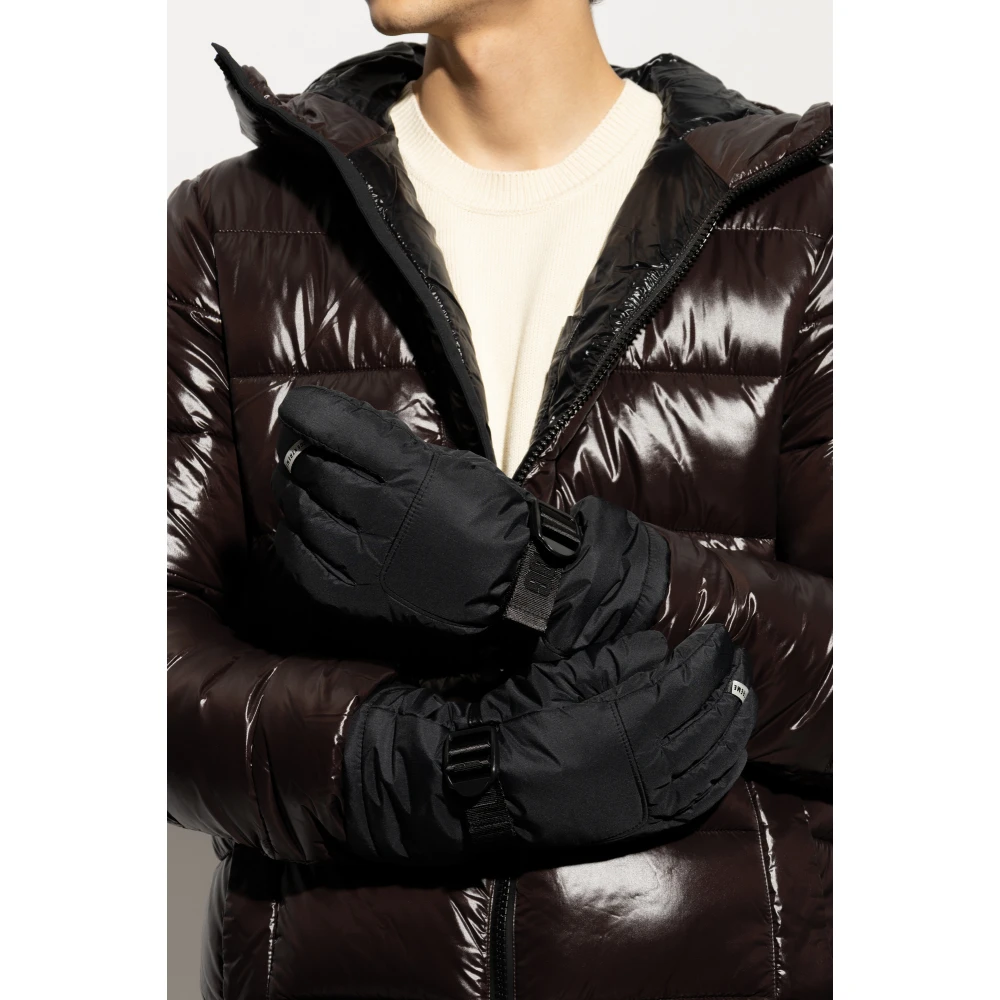Ugg Shasta skihandschoenen met nepbont Black Heren