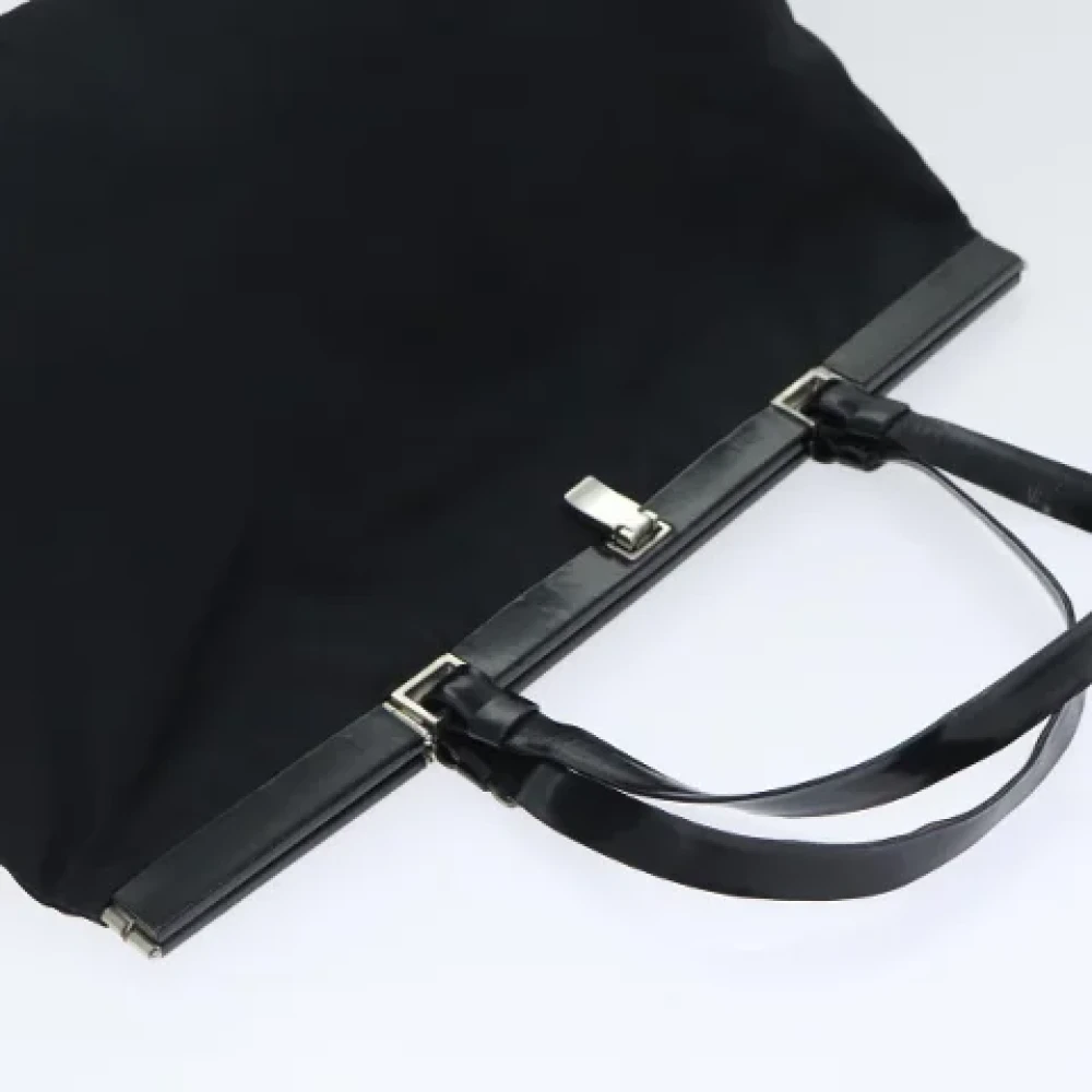 Prada Vintage Pre-owned Nylon prada-bags Black Dames