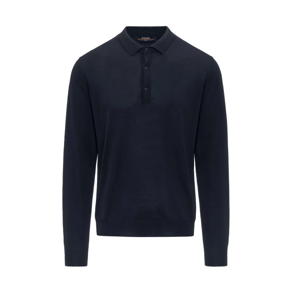 K-Way Men's Blue Polo Shirts, S, Rey Polo