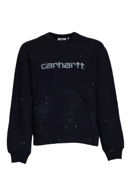 Tung Bomulls sweatshirt