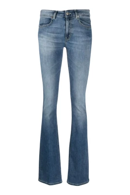Vintage Blå Boot-Cut Jeans
