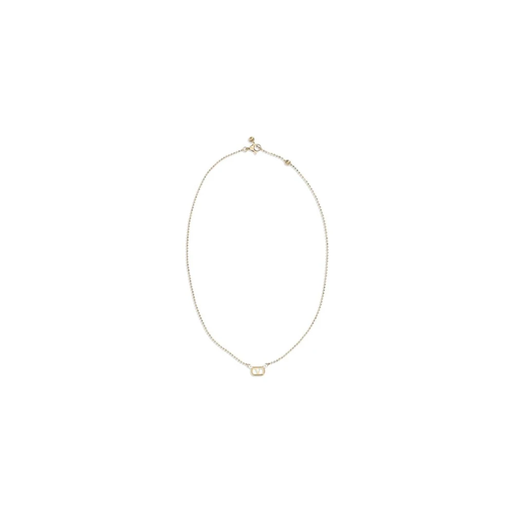 Valentino Garavani Women's Yellow Necklaces, One Size, Elegant Metal Necklace