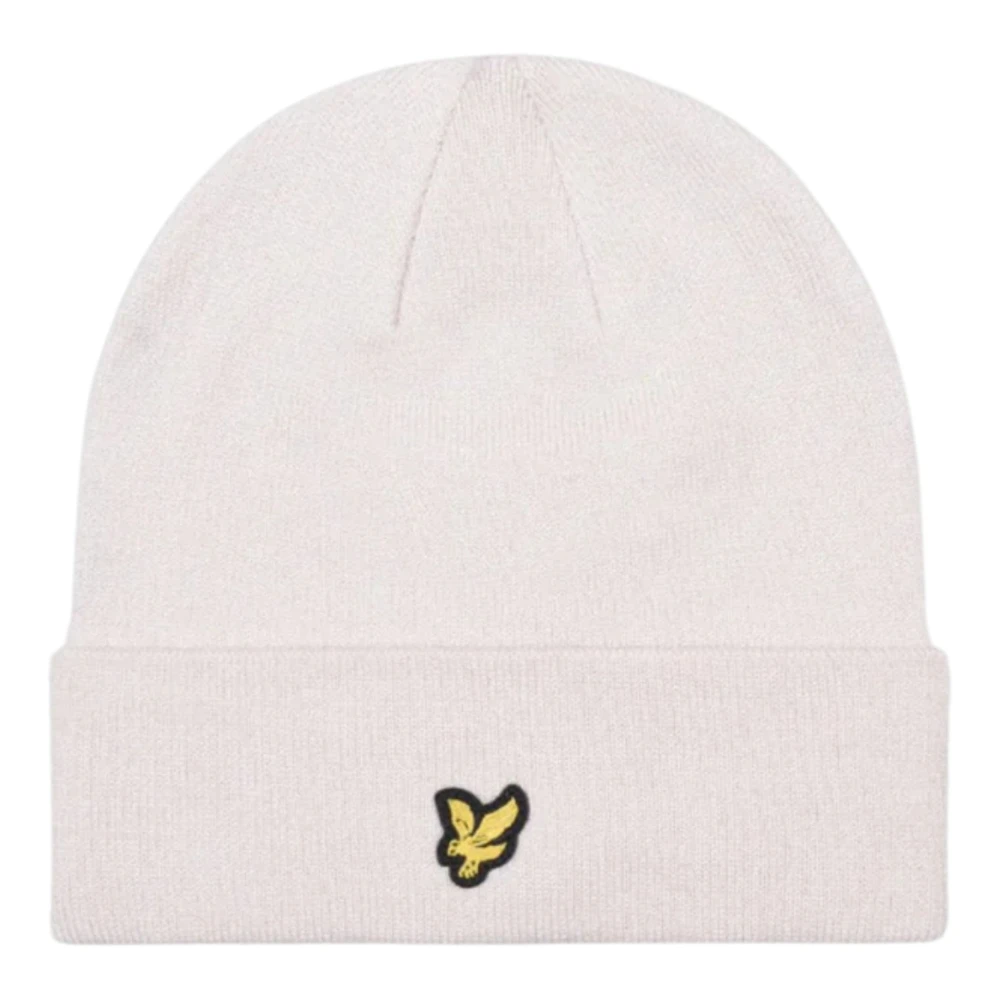 Lyle & Scott Ecru He960arc Beanie Hat Beige Heren
