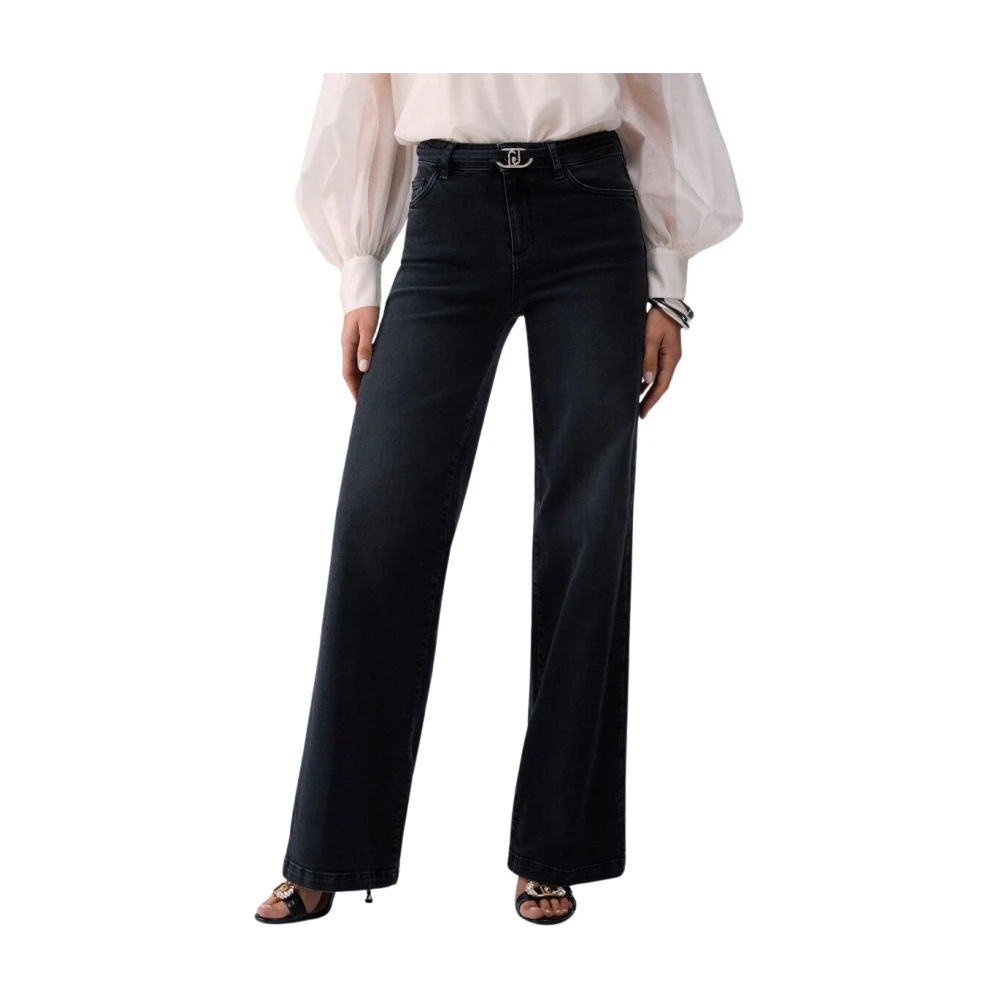 Liu Jo Mujer Negro - Vaqueros Acampanados De Talle Alto - Jeans - W30 - Vaqueros Acampanados De Talle Alto