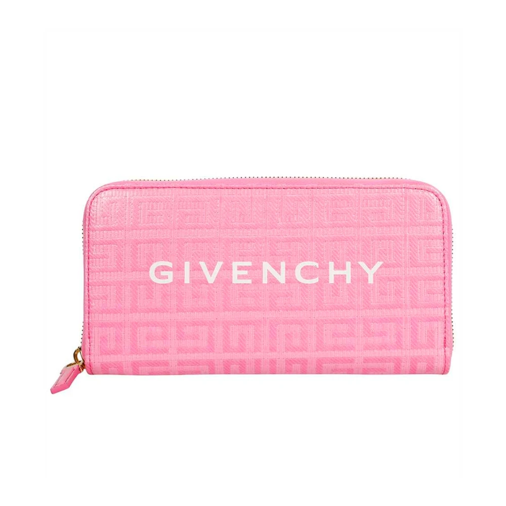 Givenchy Roze All Over Logo Portemonnee Pink Dames