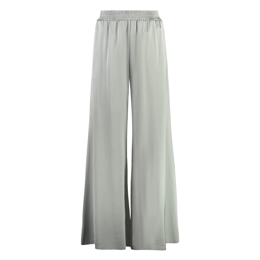 Fabiana Filippi Women's Gray High-Waist Wide-Leg Trousers