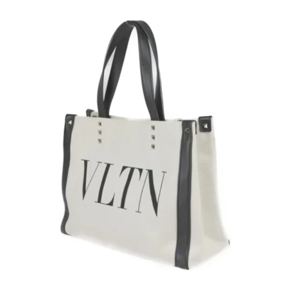 Valentino Vintage Pre-owned Canvas handbags Black Dames