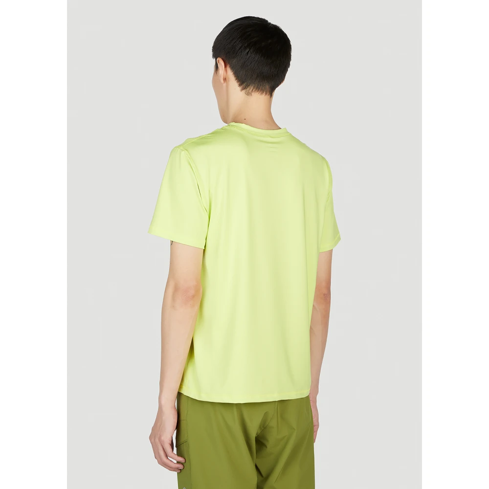 Ostrya Actief T-shirt met Borstlogo Print Green Heren