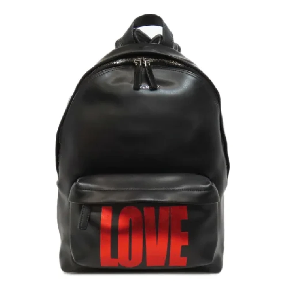 Givenchy Pre-owned Leather backpacks Black Dames