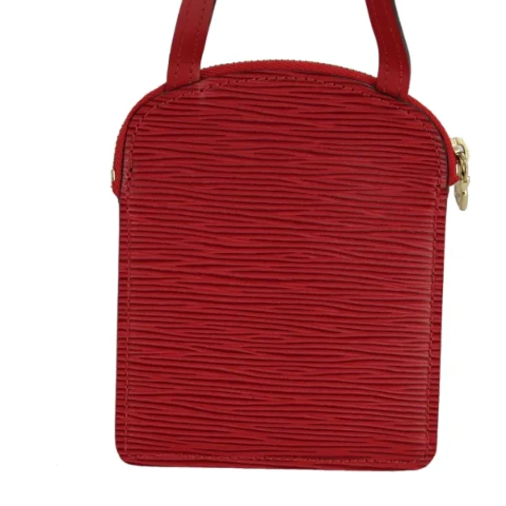 Louis Vuitton Vintage Pre-owned Leather pouches Red Dames