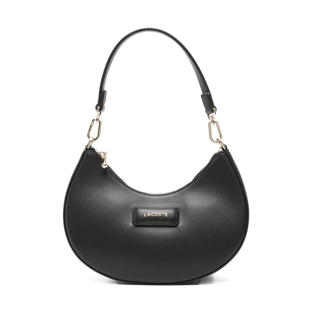 Lacoste Women's Black Casual Shoulder Bag - Shoulder Bags - One Size - Bags