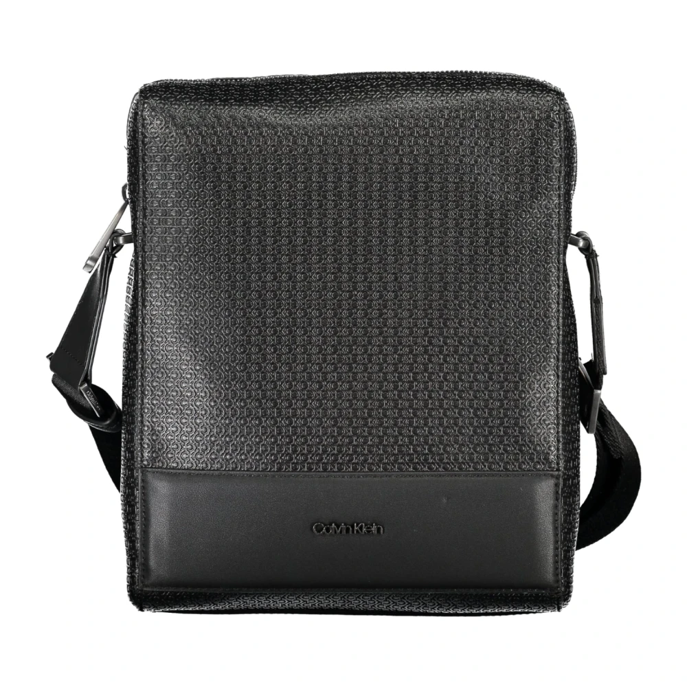 Calvin Klein Svart Herr Crossbody Väska med Dragkedja Black, Herr