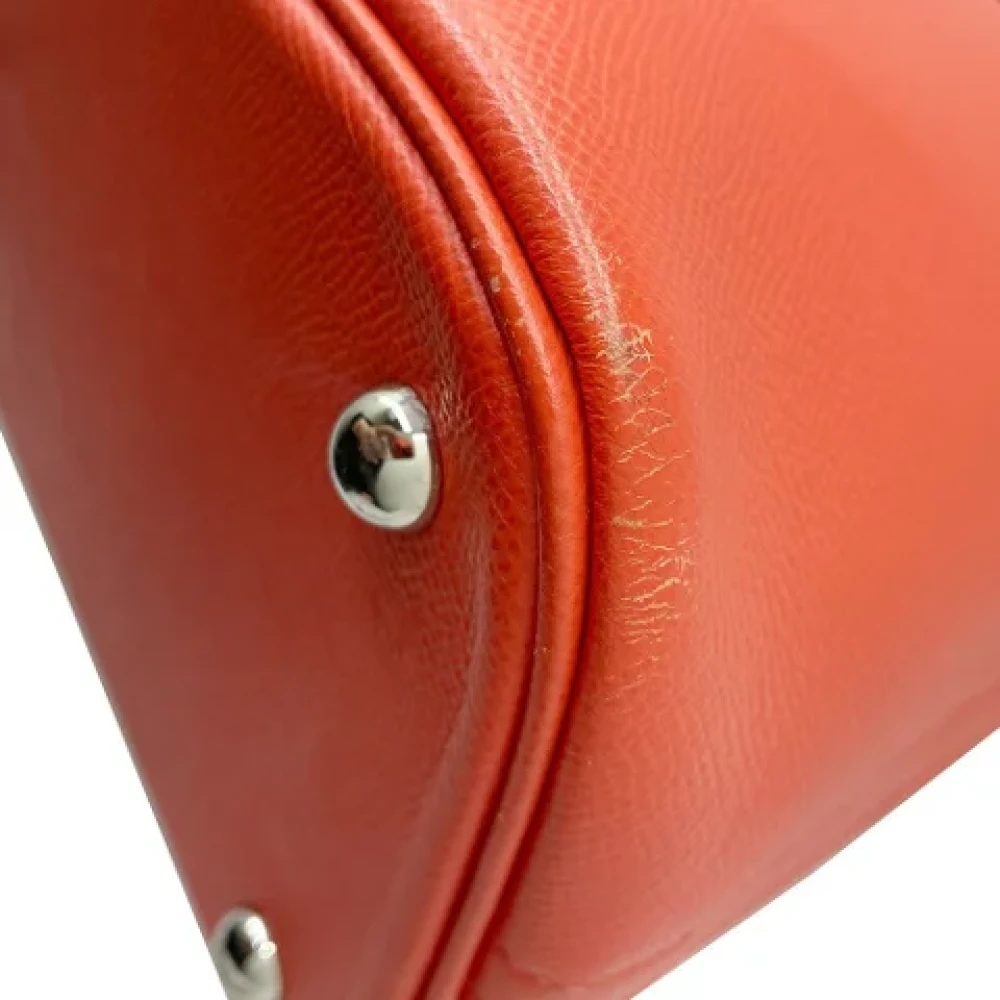 Hermès Vintage Pre-owned Fabric handbags Orange Dames