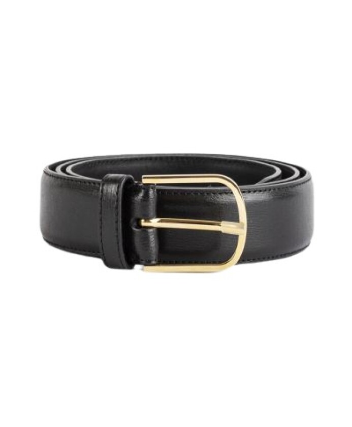 ceinture-classique-en-cuir-noir-avec-boucle-doree
