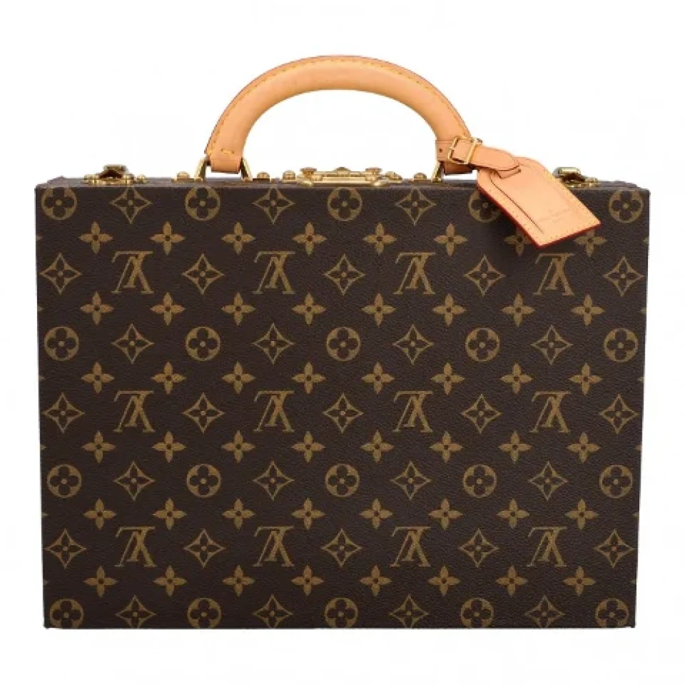 Louis Vuitton Vintage Monogram Canvas Smyckeskrin Brown, Dam