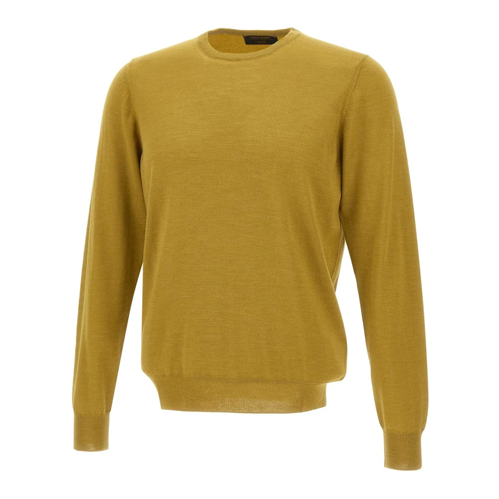 Gran Sasso Homme Vert Pulls, Taille: 2XL Pull Ras Du Cou