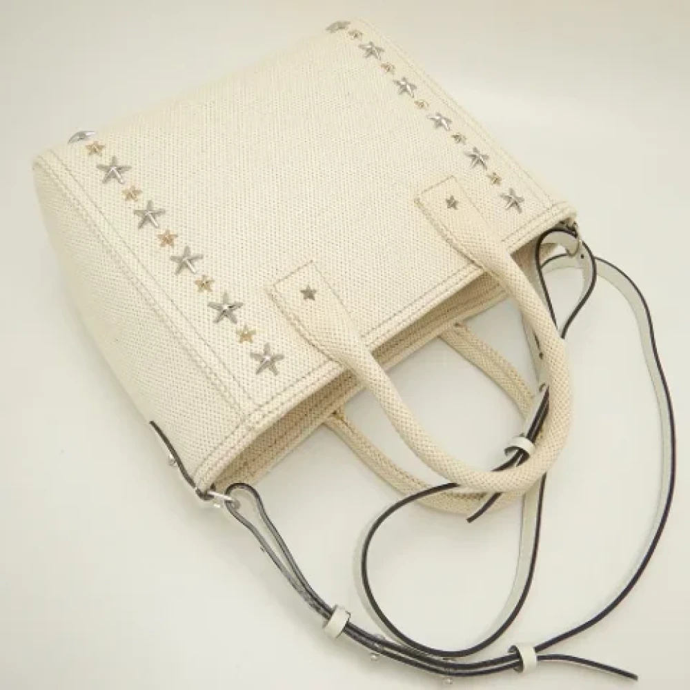 Jimmy Choo Pre-owned Canvas totes Beige Dames