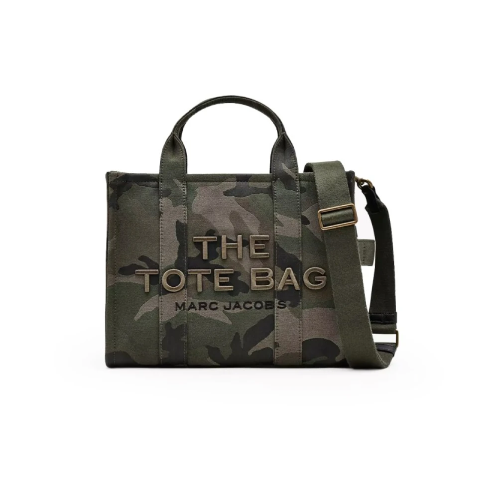 Marc Jacobs Camouflage Tote Tas Green Dames