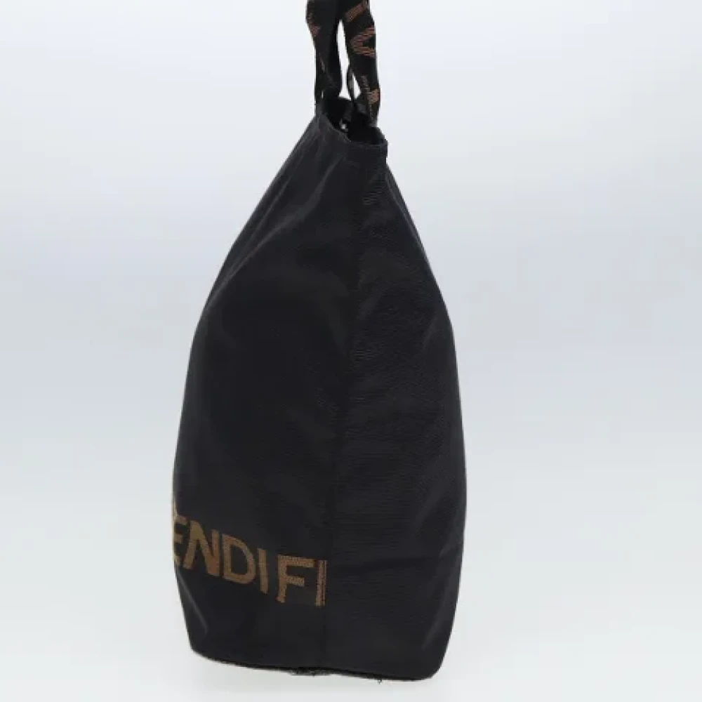 Fendi Vintage Pre-owned Canvas totes Black Dames