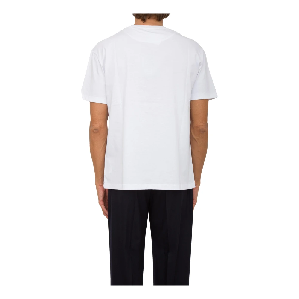 ETRO Wit Logo T-shirt White Heren