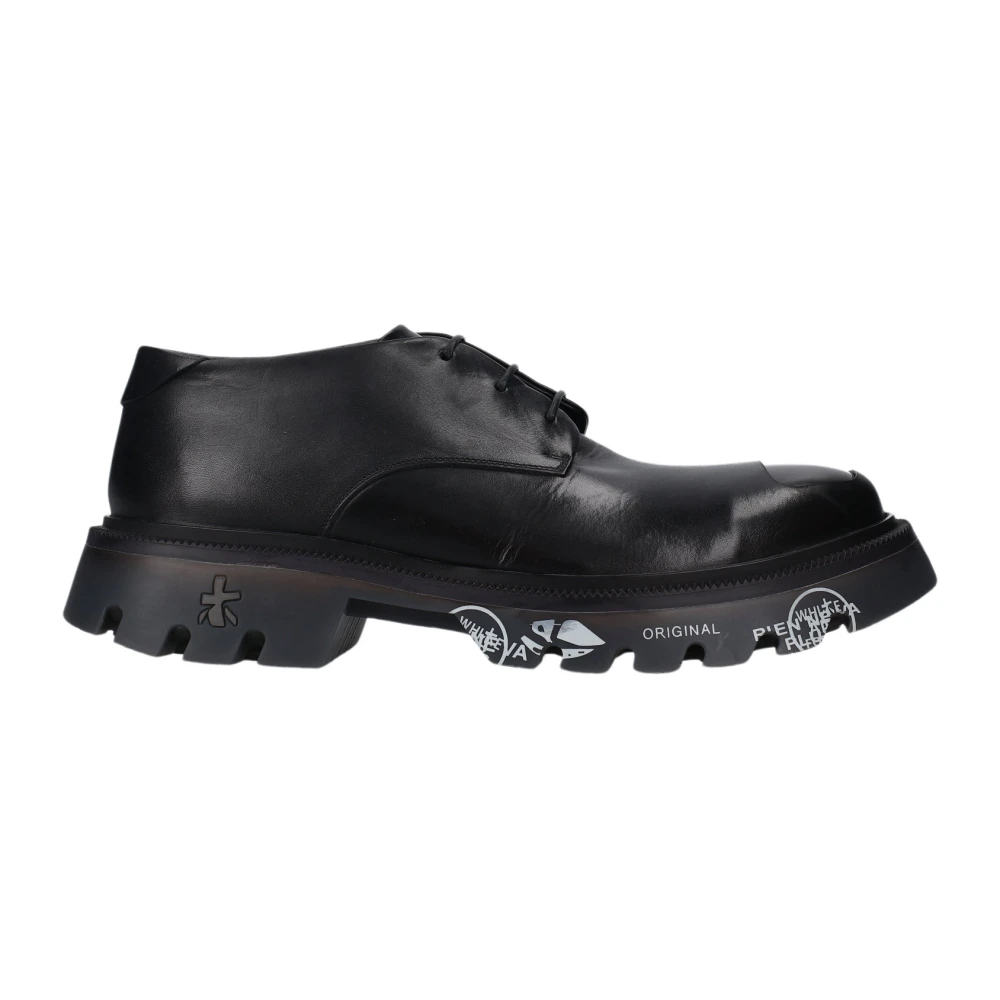 Premiata Men's Black Peckham 454 Derby - Laced Shoes - 7 Uk - Shoes
