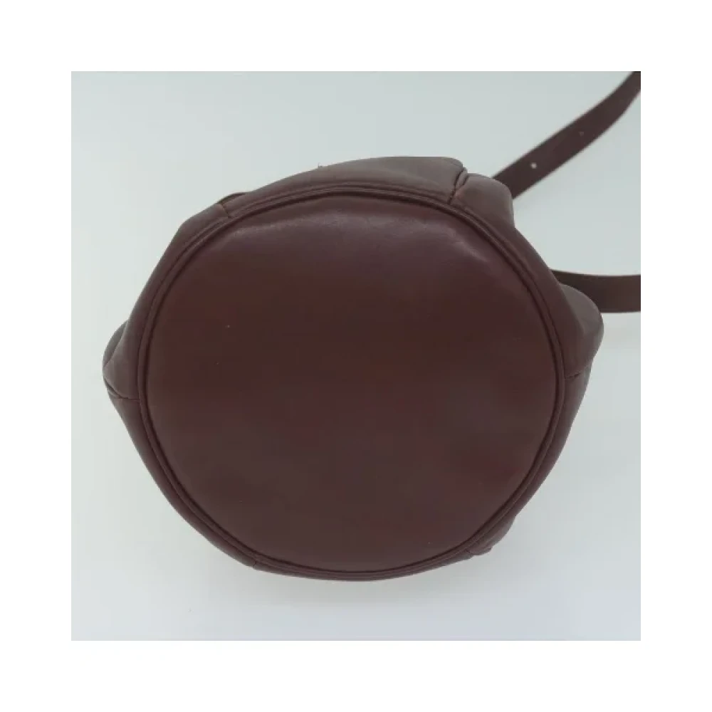 Cartier Vintage Pre-owned Leather shoulder-bags Brown Dames