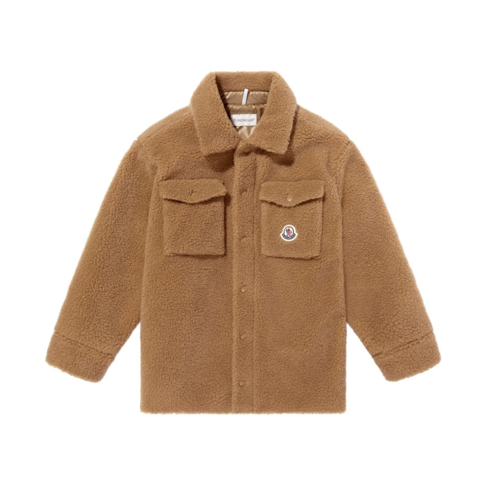 Moncler Boys Beige Kids Shirt Teddy Jacket