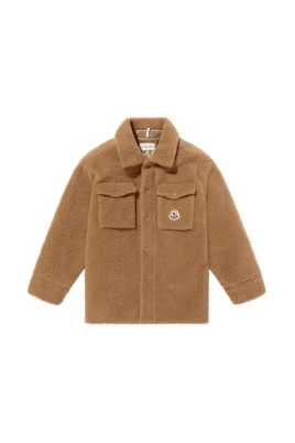 Barn Beige Skjorta Teddy Jacka