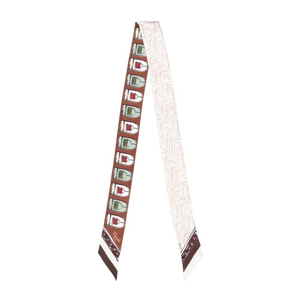 Fendi Zijden Bandeau FF Print Collectie Multicolor Dames