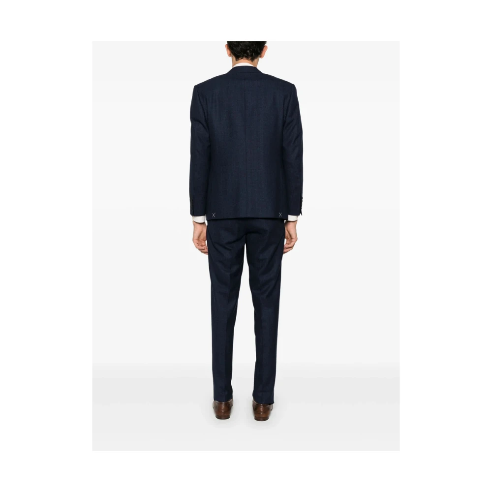 Canali Donkerblauw Pak Jas Blue Heren