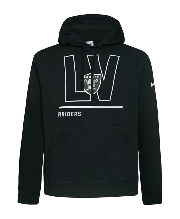 sweat-a-capuche-noir-las-veg-raid
