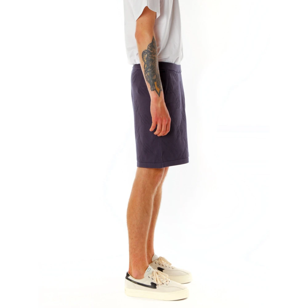 Daily Paper Gebreide Shorts met Elastische Tailleband Gray Heren
