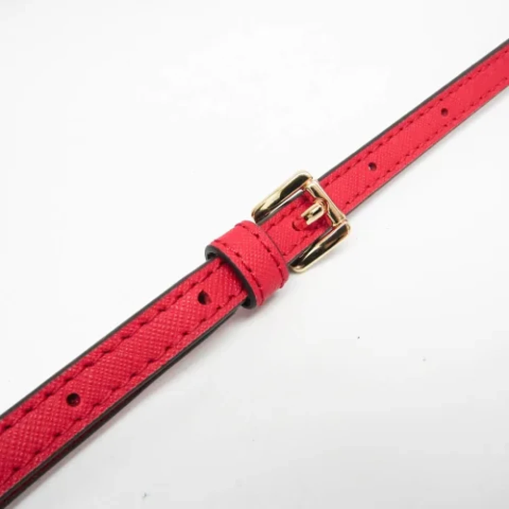 Michael Kors Pre-owned Leather handbags Red Dames
