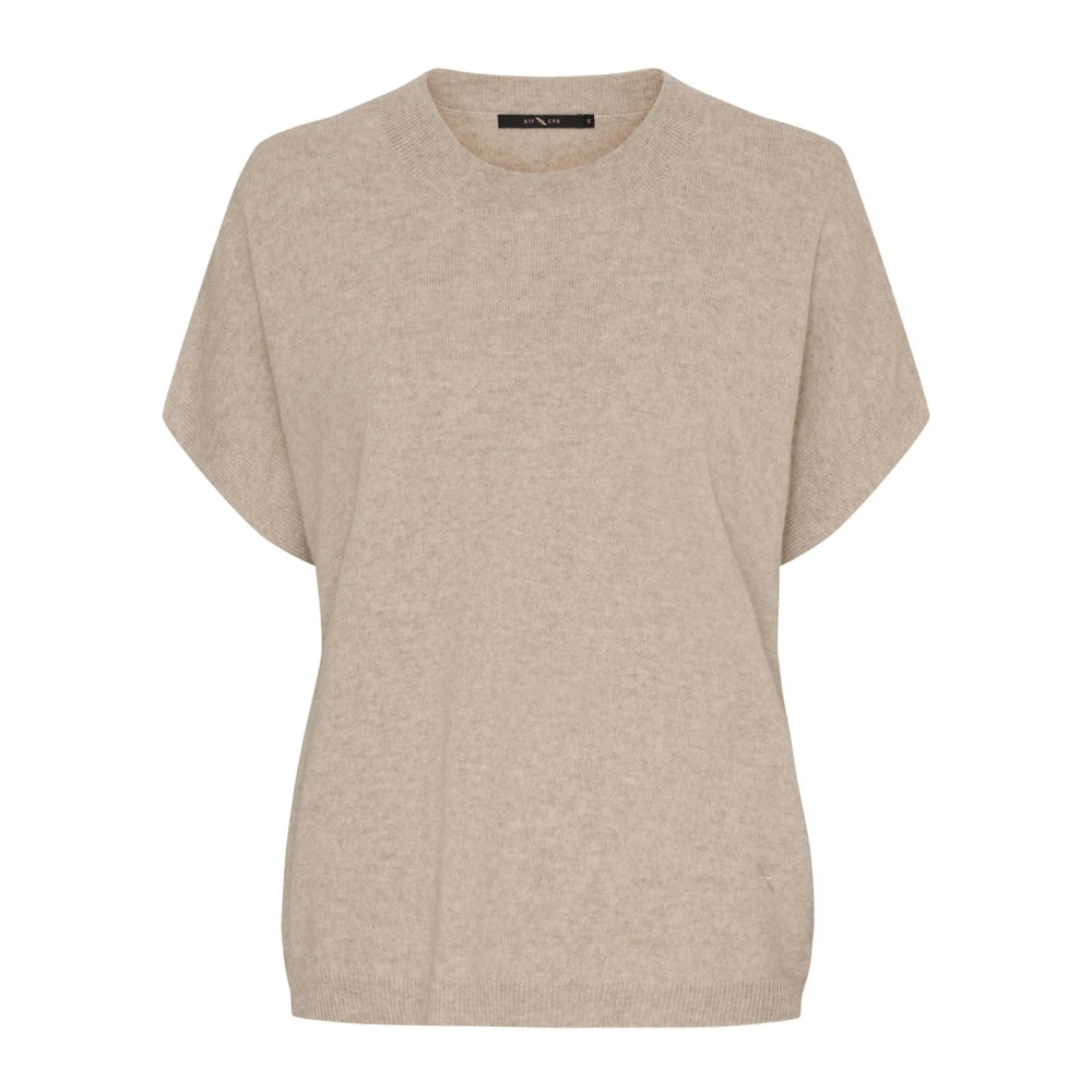 Btfcph Donna Beige - T-Shirt In Maglia Fine - Knitwear - 2XL