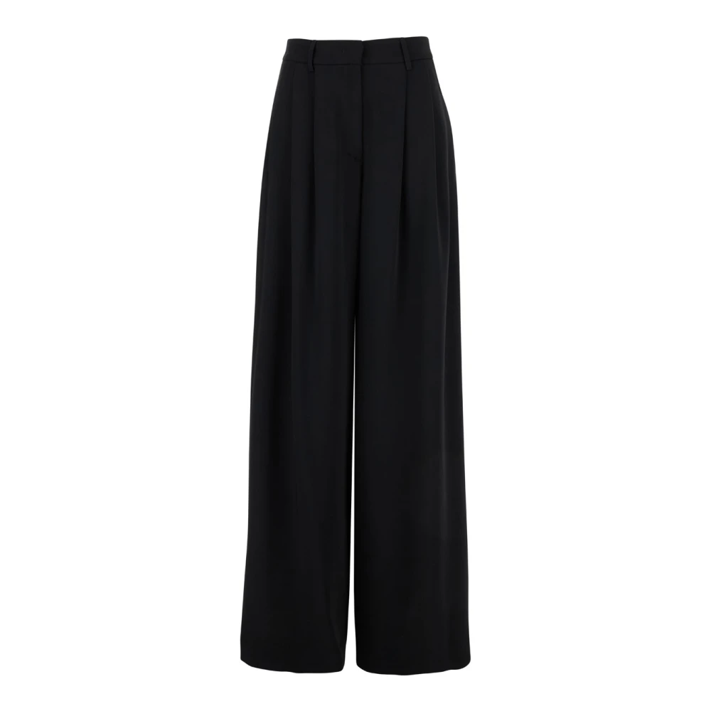 Plain Units Zwarte broek met tangen Black Dames