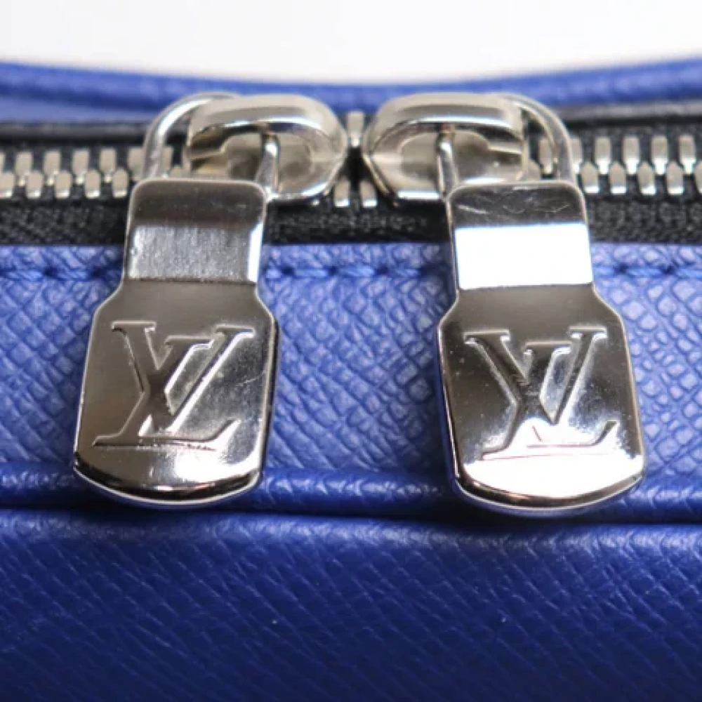 Louis Vuitton Vintage Pre-owned Leather louis-vuitton-bags Blue Heren