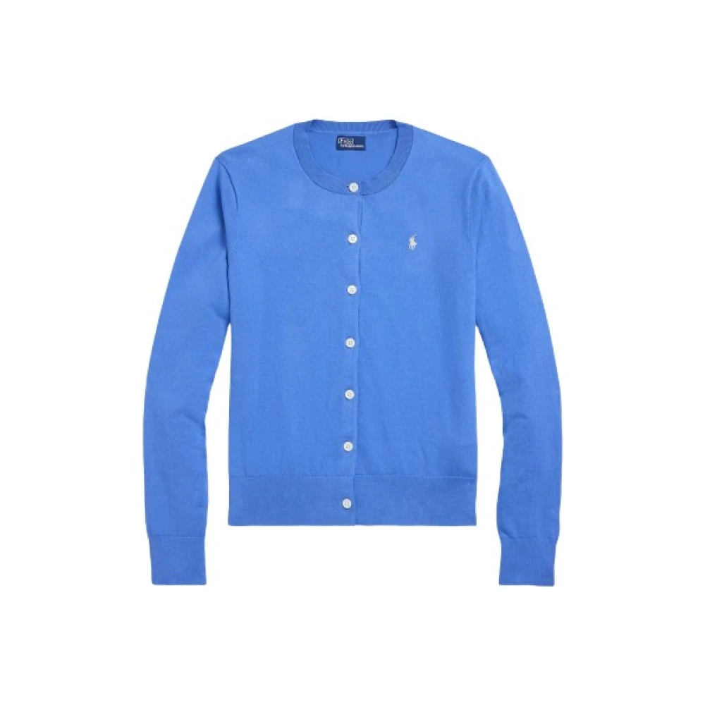 Polo Ralph Lauren Pima Katoenmix Vest Blue Dames
